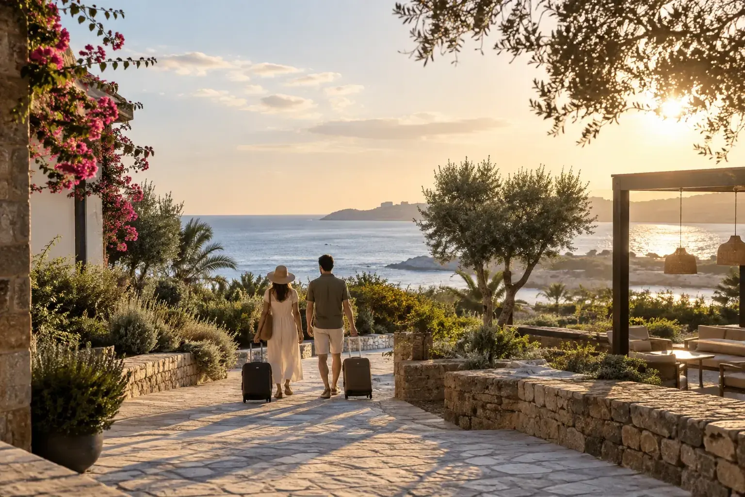 Séjour paisible dans un hôtel côtier avec piscine et mer