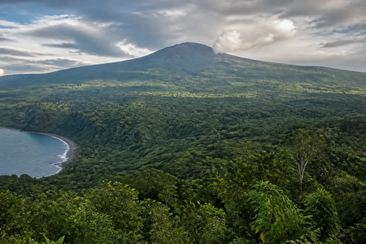 Mont Cameroun entre forêt équatoriale et côte atlantique