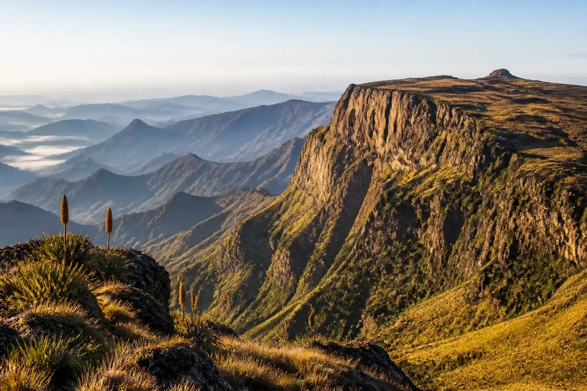Escarpements et hauts plateaux des monts Simien