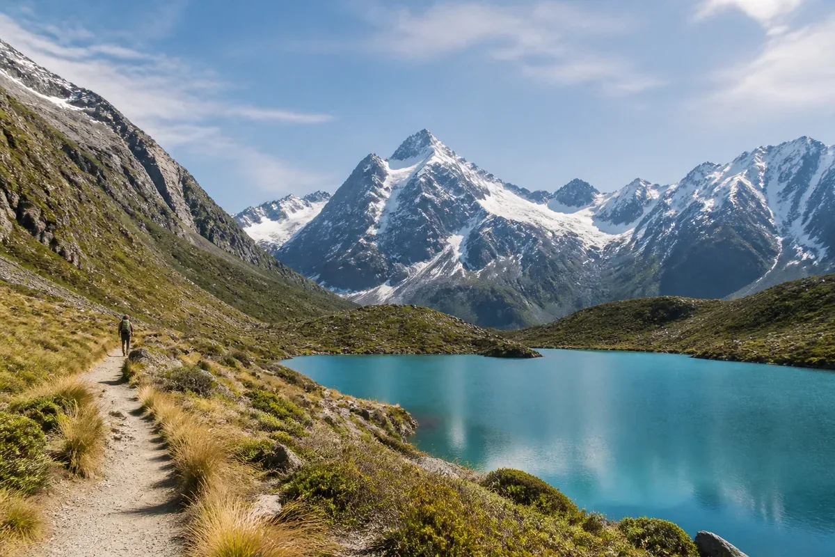 Lac alpin en Nouvelle-Zélande
